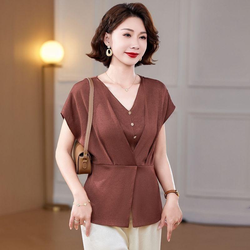 New Summer Clothing Chiffon Shirt Waist Fashionable Women's Tops Fashionable Small Shirt