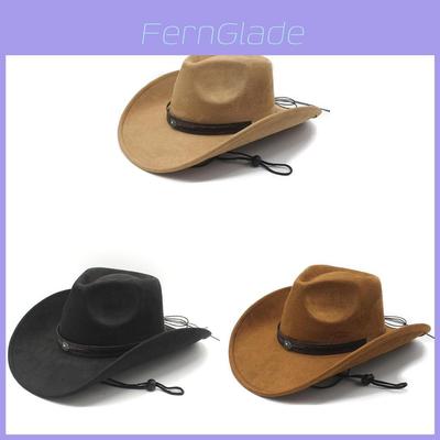 Mandarin Indian Leather Hat With Wide Brim Sunshade And Breathability For Vintage Men Women