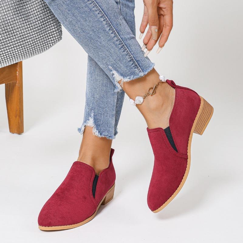 

Осень/зима Новые ботинки Женские ботильоны Женские Низкий каблук Низкий голенище Студенческий стиль Колледж Стиль Женские Женская обувь Женские ботинки 36 красный