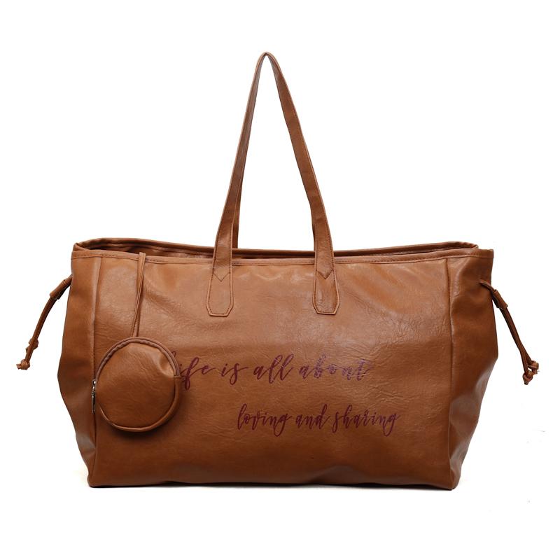 

Сумка для поездок на работу на короткие расстояния большой вместимости, легкая сумка для хранения, сумка для фитнеса коричневый