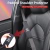 BBGL9 Car Flannel Shoulder Pads Padded Shoulder Protector Accessories For Opel Corsa Astra Insignia Vectra Zafira Meriva Mokka