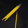 100 stücke Auto Wartung Werkzeuge Pinsel Farbe Touch-up Gelb Stift Einweg Kleine Spitze Zubehör 1,0mm Micro