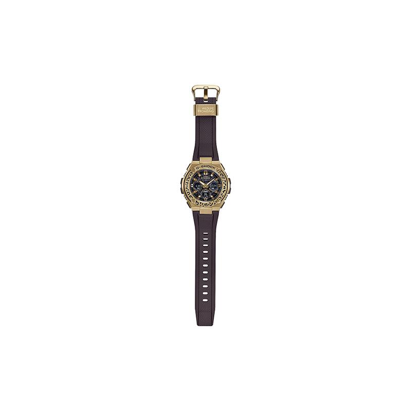 Casio Wild Leopard Theme Sports Watch Quartz Movement Resin Strap Japanese and Korean Watch Men's Watch Black Dial GST-S310WLP-1A9