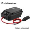 18V To 5-13V Step Down Converter For Makita/Dewal/Milwauke/Bosch/Einhel 18V Battery Cigarette Lighter Adapte Voltage Regulator
