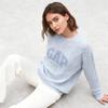 Gap Women's Loose-Fit Plush Logo Cable Knit Sweater
