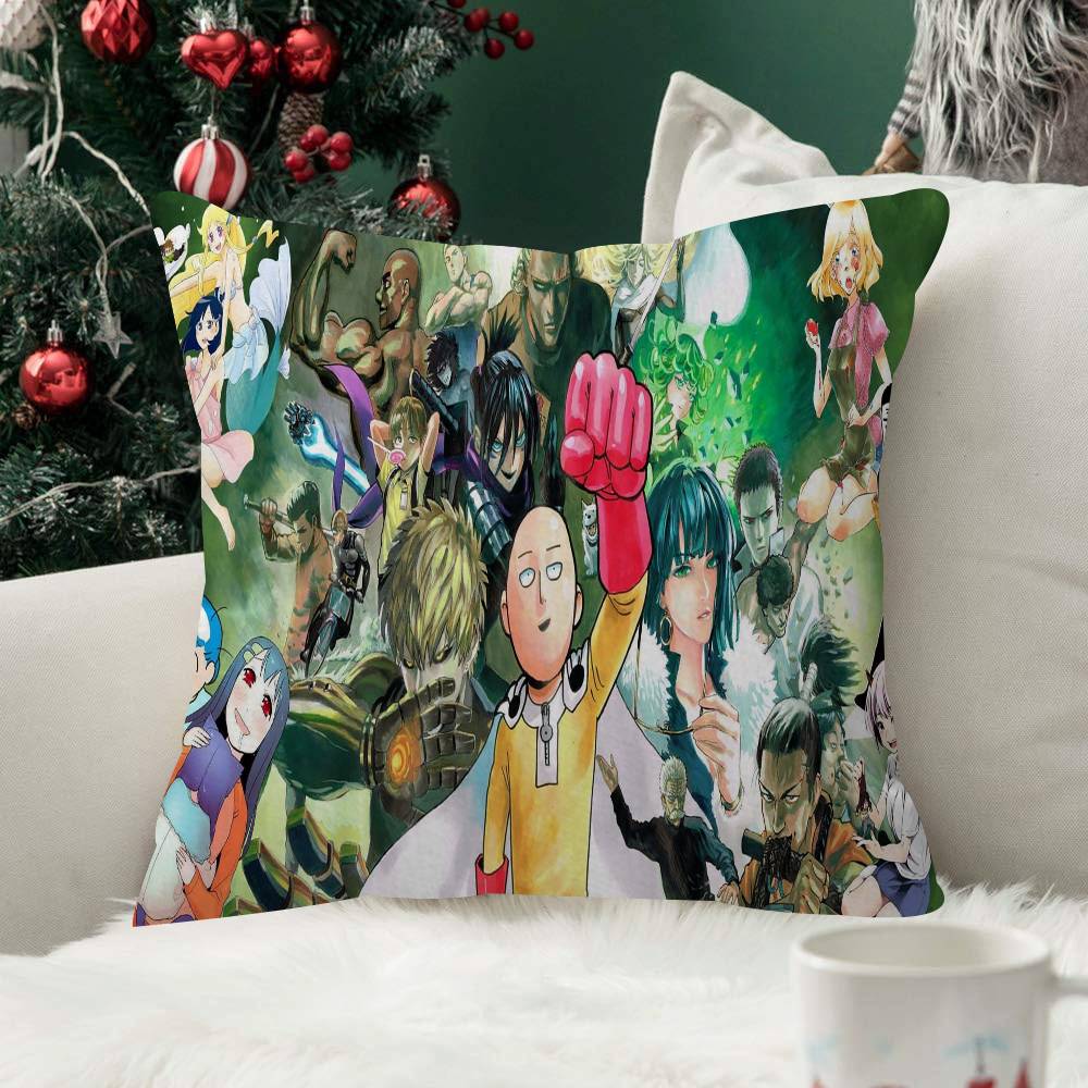 OOne PPunch Man Anime Pillow Cushion Cover Pillowcase Living Room Sofa Home Decorative Pillowcase