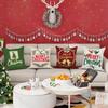 Frohe Weihnachten Themen KissenbezügeGeeignet für Sofa Auto Schlafzimmer dekorativer Kissenbezug Kissenbezug