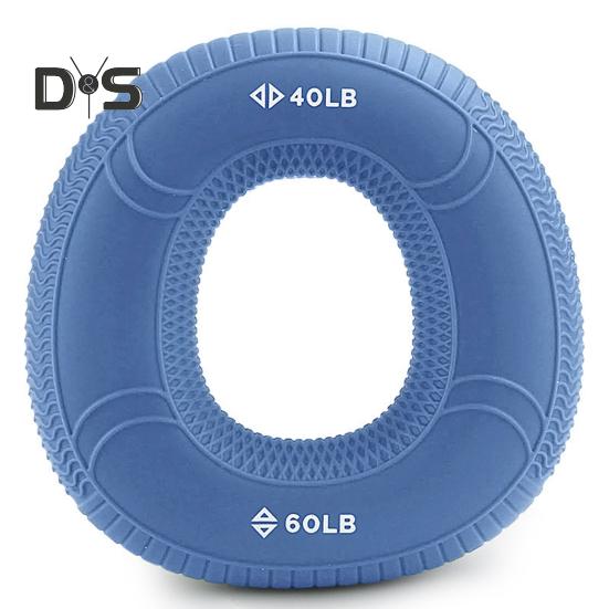 Pierścień do treningu siły silikonowej, antypoślizgowy pierścień do treningu przedramion i palców, koło do wzmacniania dłoni, przenośny trening rehabilitacyjny dłoni