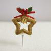 Mini Cake Plugin Christmas Baking Plug Christmas Tree Leaf Wreath Flag Holiday Ornament