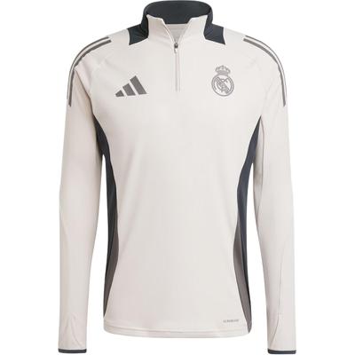 Real Madrid Tiro 24 Competition Aeroready Logo Pruhovaný potisk Stojáček Pulovr Pohodlný Štíhlý střih Fotbalové tričko s dlouhým rukávem IT5133
