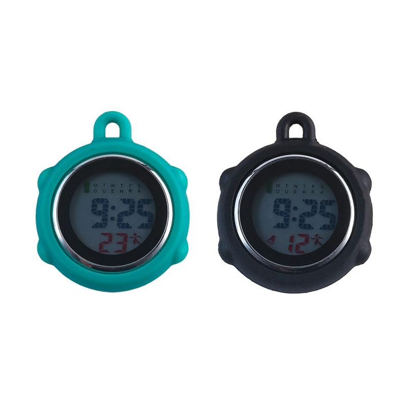 Women Mens Students Kids Multi-Function Digital Electronic Display Pocket Watches Clock Keychains Charm