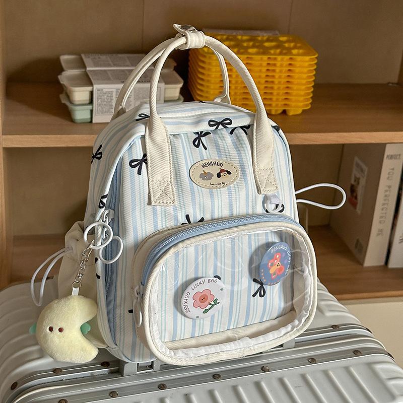 2025 new high-value Japanese pain bag ins wind backpack women's small backpack travel multi-functional shoulder bag women