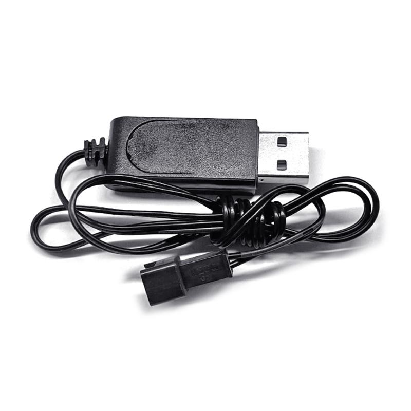 7.4V 500mAh R/C Rechargeable Battery Pack with USB Charging Wire Great Bearing Spare Part for 1/10 RC Car WPL Model Toys