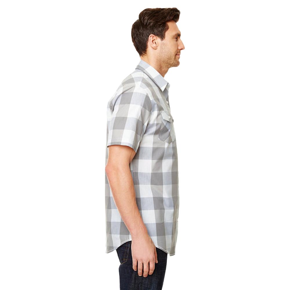 Burnside Mens Buffalo Plaid Woven Shirt
