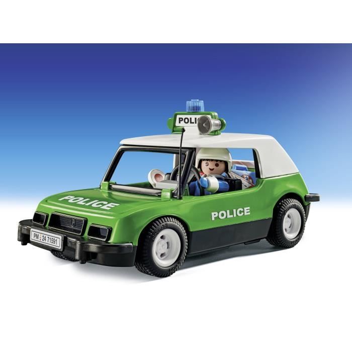 PLAYMOBIL 71591 Voiture de police collector, édition spéciale anniversaire Playmobil, Classic cars, Adulte, Voiture de collection