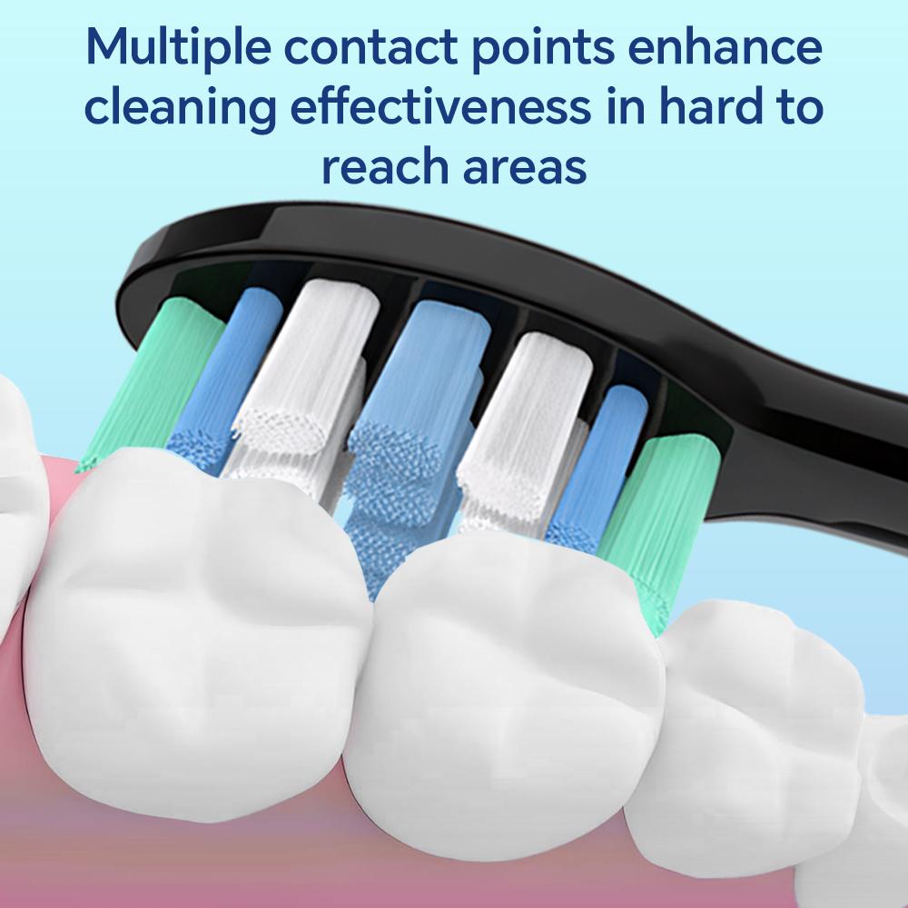 4 8 12 20 Pack Replacement Brush Heads Compatible with Philips Sonicare Click-on Electric Toothbrush, Toothbrushes Head Refills