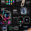 LUCKY START Type-C Fast Charging Smart Watch Men Women Health Manager Bluetooth Call LED Flashlight Waterproof Sport Fitness Smartwatch