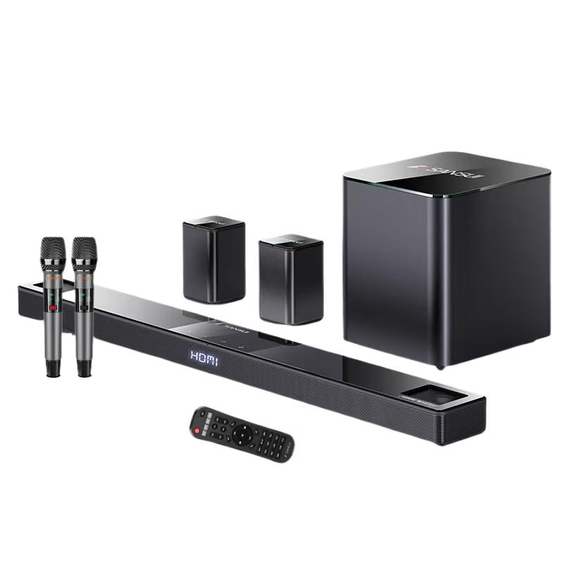 

SANSUI Dolby Soundbar Home Theater KTV System CN plug (adapter included)