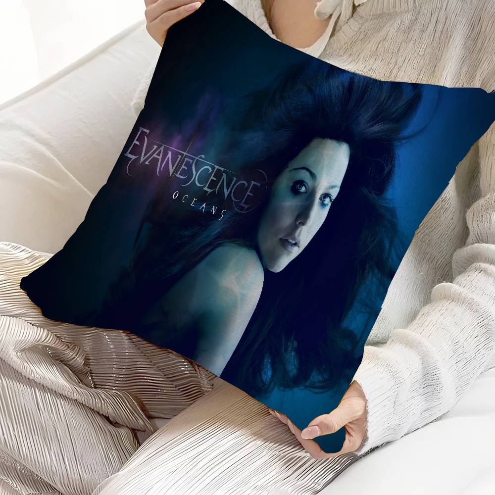 E-Evanescence Band Maple Design Cushion Cover Happy Autumn Harvest Decor Holiday Decorati Pillow Cover
