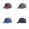 Mountain And Forest Print Baseball Cap With Embroidered Letters For Casual Outdoor Wear