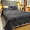 Thickened Milk Fiber Quilted Bed Cover Three Or Four Piece Suit Winter Tatami Bed Cover