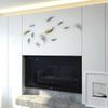 Electroplated Fish Resin Wall Hanging for Indoor Living Room