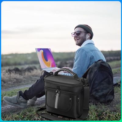 Carrying Case for BLUETTI Portable Power Station AC2A Storage Case Travel Carrying Bag Waterproof with Shoulder Strap & Handle