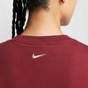 New Nike Sportswear T Shirt Women's Dark Red HV8462-677