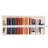 Astuccio in Stoffa Colorato a 48 Fori Borsa Porta Matite Cancelleria Cosmetici Rotolo Portapenne Materiale Scolastico