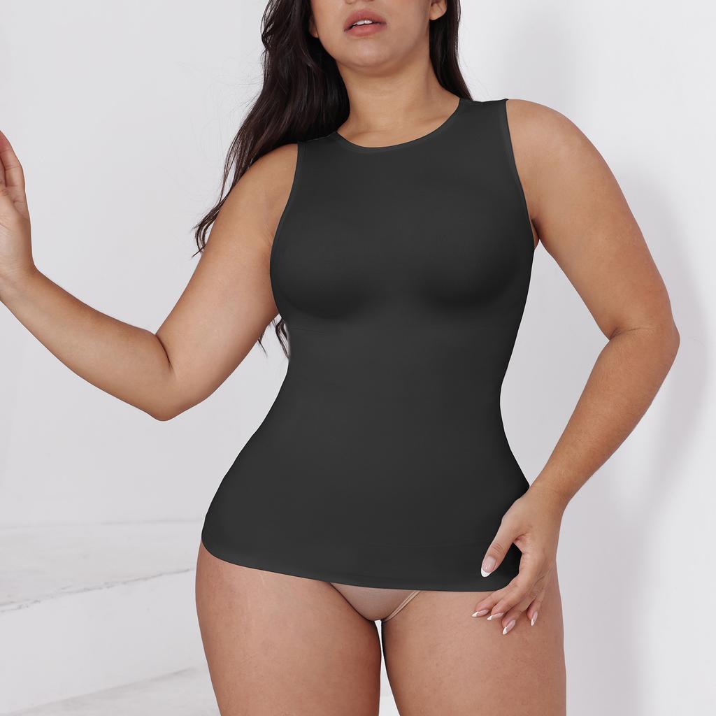 Chaleco Moldeador de Cintura Seamless con Control de Abdomen para Mujer Tallas Grandes
