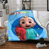 Customiz Name Personality CoComelon - Dance Party Blanket Soft &Warm Sofa Office Bed Travel Lunch Break Blanket, Gift Suitable All Seasons