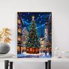 1000pcs Jigsaw Puzzle Suitable for - Thick Cardboard Challenge for &, Portable Box of Pieces, Christmas Landscape or Scenic Wall Art, Birthday & Holid