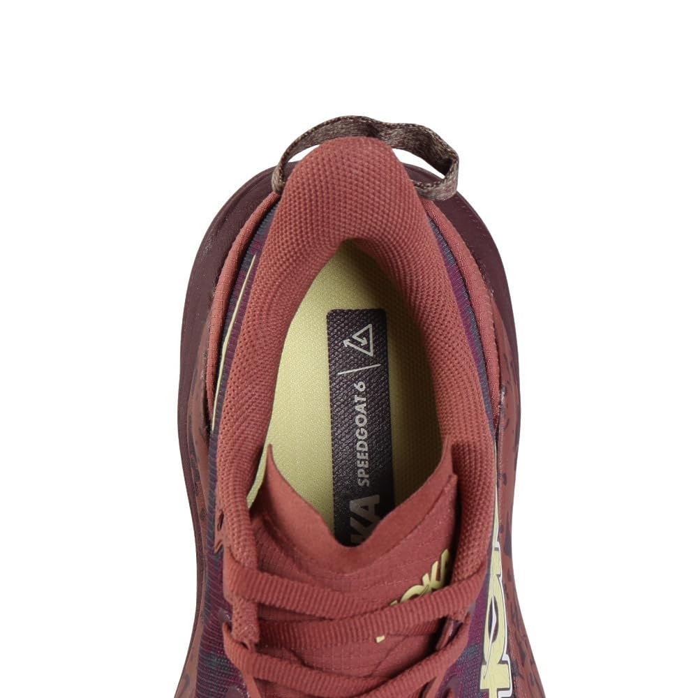 HOKA Speedgoat 6 Brick Running Trail Running Shoes, Shoes, 1147811-RLCK (Brick/23.5/Women's)