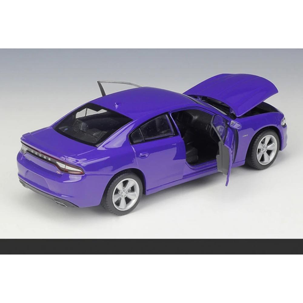 Welly 1/24 2016 Dodge Charger R/T  Alloy Car Model Diecast Toy Simulation Vehicles Metal Car Toys Collectible for Childrens Gift