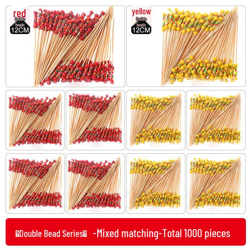 ZISIZ Disposable Bamboo Fruit Picks