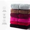Women Winter Waistcoat High Collar Neck Protection Soft Plush Zipper Closure Solid Color