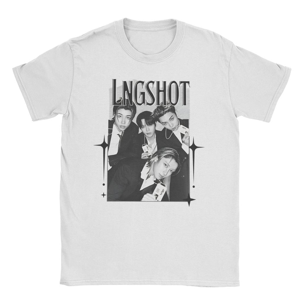 Lngshot Woojin Rising K-Pop Hip-Hop T Shirt Unisex 100% Cotton Amazing T-Shirts Crewneck  Tees Short Sleeve Tops Birthday Present