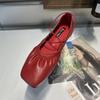Fashion Fashion Shallow Ladies Mary Janes Flats Shoes Soft Female Square Toe Footwear Slip On Women Ballet Flats Shoes 2025 New