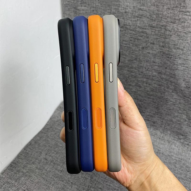 Minimalist Frosted Matte Ultrathin Phone Case for IPhone 17 Pro Max Air Active Touch Camera Button Lens Protect Shockproof Cover