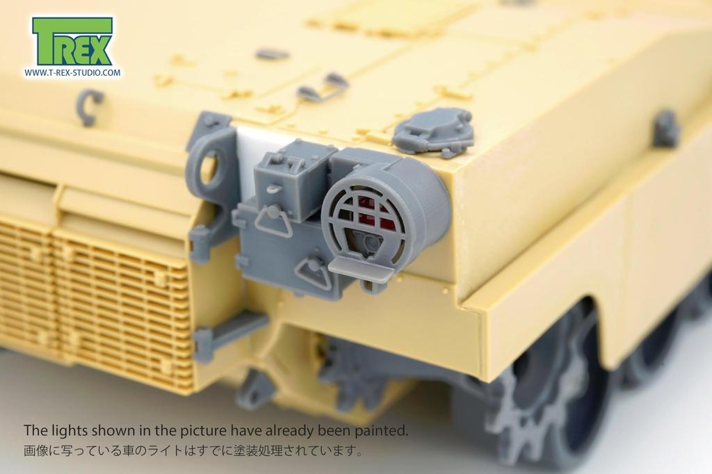 Studio Modern US M1A2 SEP V2 Abrams Main Battle Tank Light Set LED Type with Camera Plastic Model Parts T-rex 1/35 TR35191-2