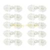 49MD Hand Sewing Fasteners Cheongsam Knot Pearls Closure Button Clothing Decoration Traditional Hand Costume Accessory 10PCS