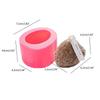 Cobblestones Candle Silicone Mold Easy De-mold for DIY Candle Soap Plaster Chocolate Epoxy Resin Casting Silicone Mold