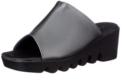 Made In 6cm Wedge Slimming Office Thick [Luciano Valentino] Japan, Heel, Sandals, Sole, IM6451, Steel, 23.0cm~23.5cm