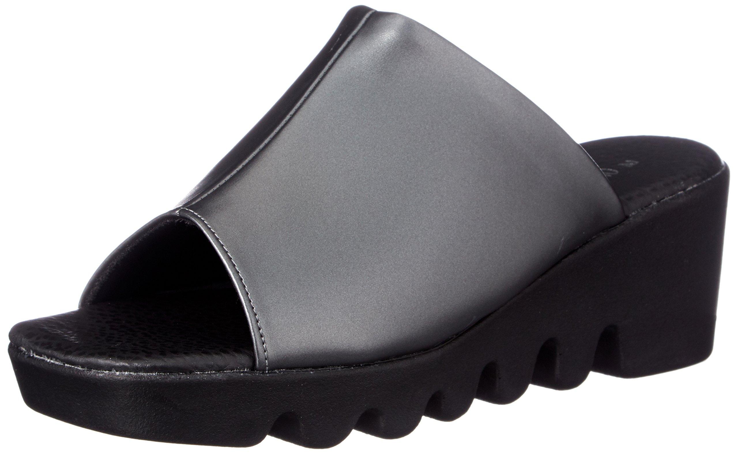 

Made in 6cm wedge slimming office thick [Luciano Valentino] Japan, heel, sandals, sole, IM6451, steel, 23.0cm~23.5cm