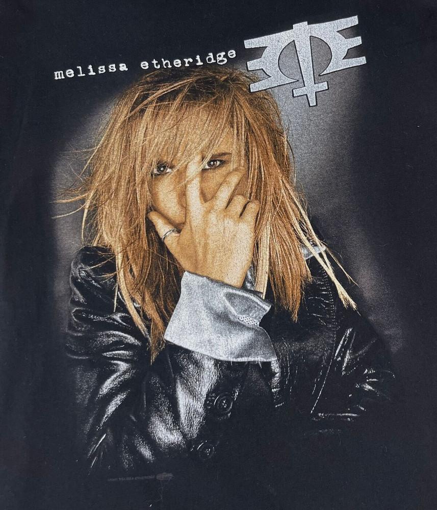 Melissa Etheridge T-shirt Black Short Sleeve All Sizes S-5XL Unisex T-Shirt S