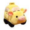 Adorable Pig Taxi Plush Toy - Cute Children's Doll Gift