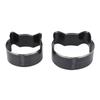 2 Pcs Cat Head Shape Leather Die 57x57x23mm 50x50x23mm Alloy Steel Animal Leather Cutting Die for Cr
