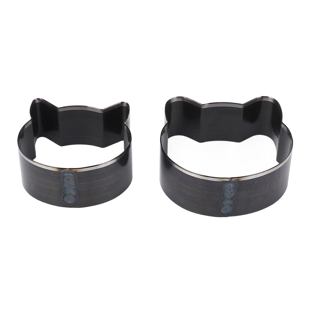 2 Buc Formă Cap de Pisică Matriță din Piele 57x57x23mm 50x50x23mm Oțel Aliat Animal Matriță de Tăiat Piele pentru Cr