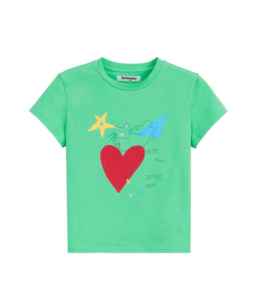 LOTSYOU Lotsyou_Perfect Lover Tee Green