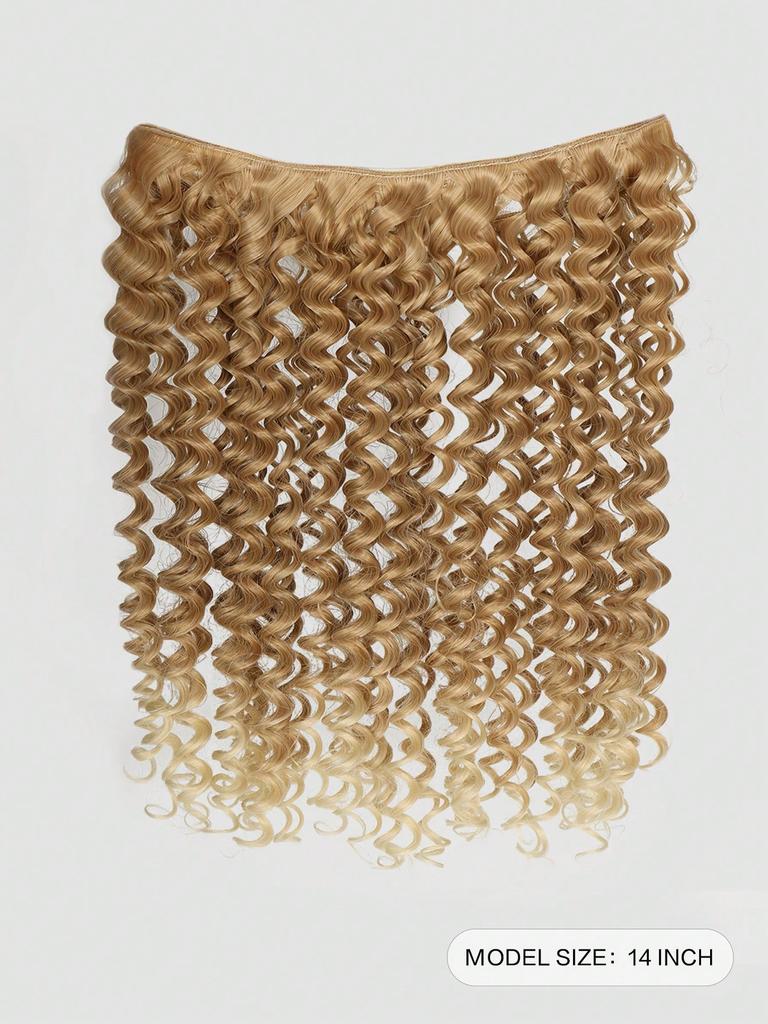 Synthetic 5 Clip In Hair Extensions Curly Hairstyle Hairpiece Natural  Hair For Women